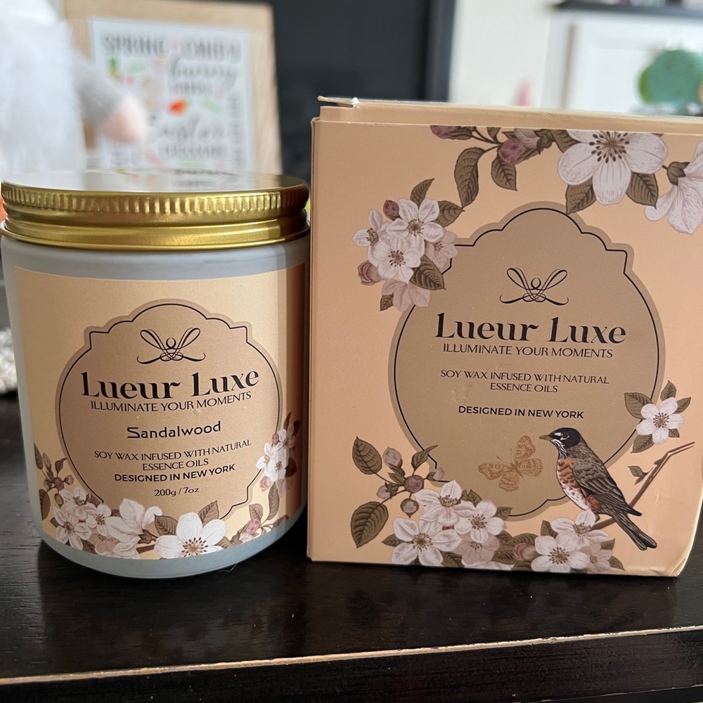 Sandalwood Soy Wax Candle 7 oz
